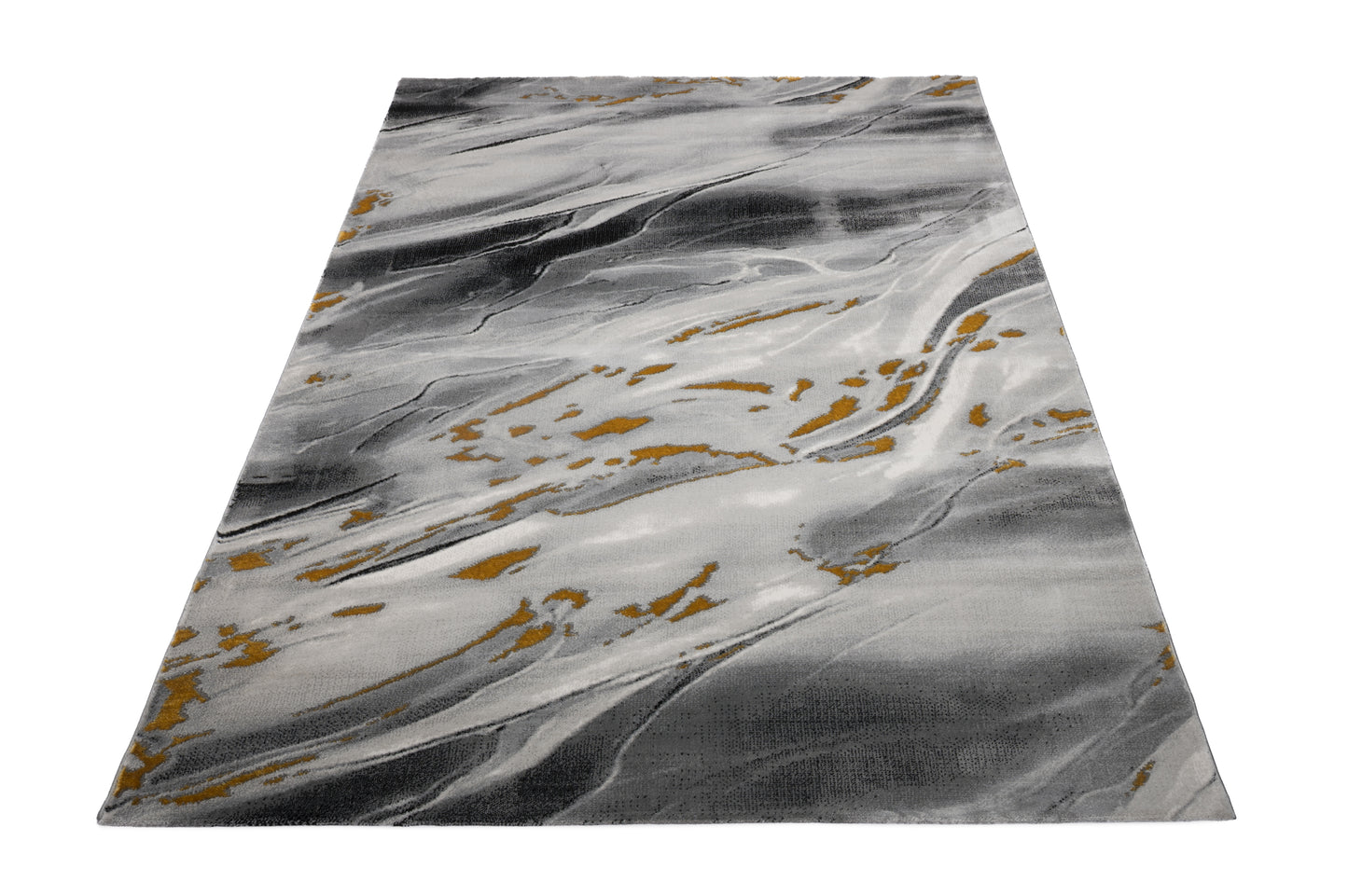 Covor Marc O'Polo Cappadocia Negru-Auriu, 70x100 cm, Modern