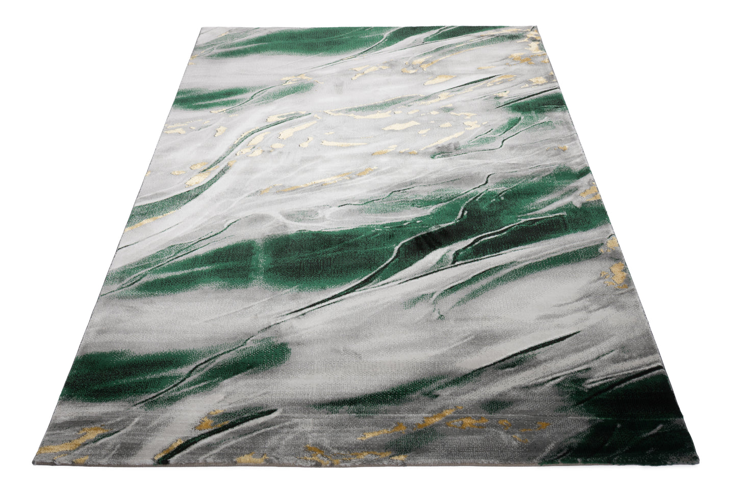 Covor Marc O'Polo Cappadocia Verde-Auriu, 125x300 cm, Modern