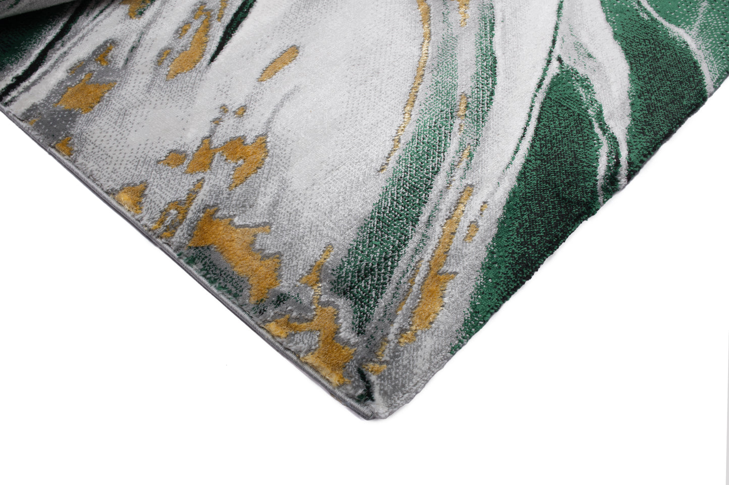 Covor Marc O'Polo Cappadocia Verde-Auriu, 125x300 cm, Modern