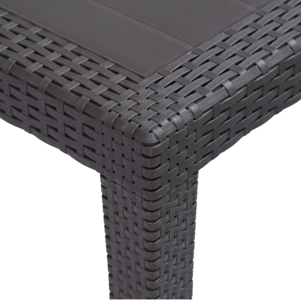 Masa de Gradina Aspect Ratan Sintetic Maro – 90x90 cm