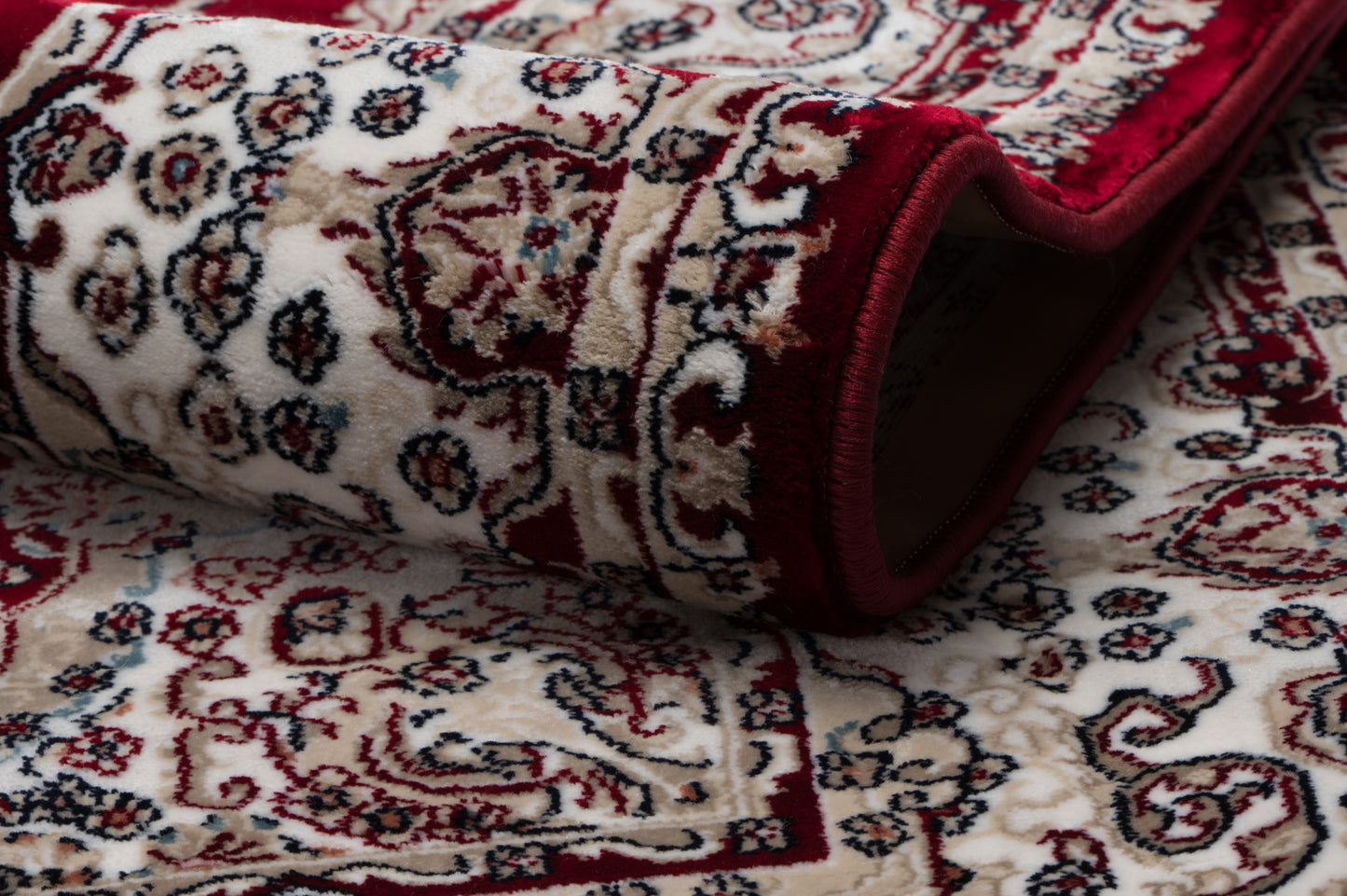 Covor Otoman Divan Visiniu, 60x200 cm, Clasic