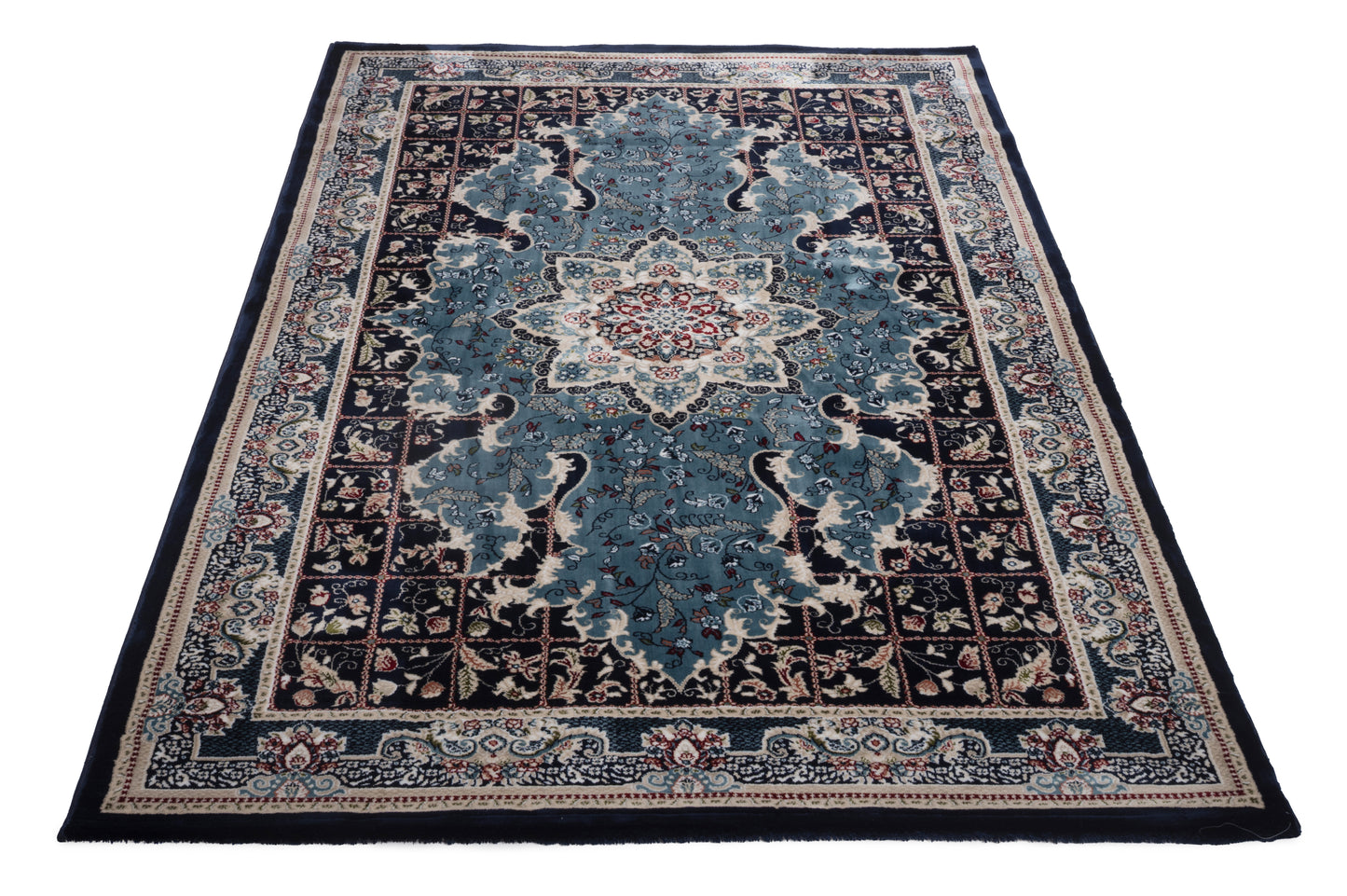 Covor Otoman Serai Albastru, 60x200 cm, Clasic