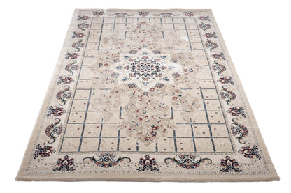 Covor Otoman Serai Bej, 50x80 cm, Clasic