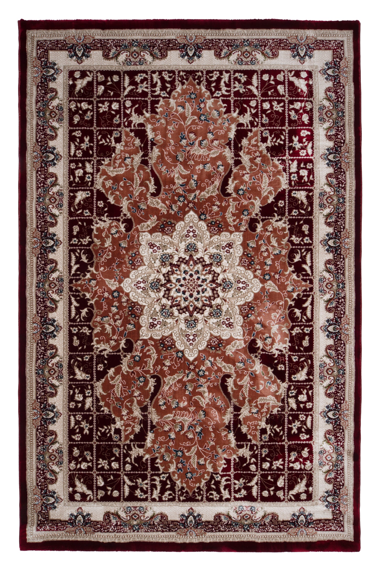 Covor Otoman Serai Visiniu, 60x200 cm, Clasic
