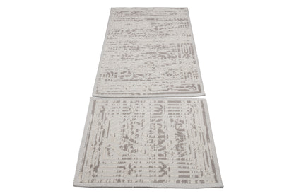 Set Covor Bumbac Herta Maro, 2 covoare, 55x100 cm - 1 bucata, 40x55 cm - 1 bucata