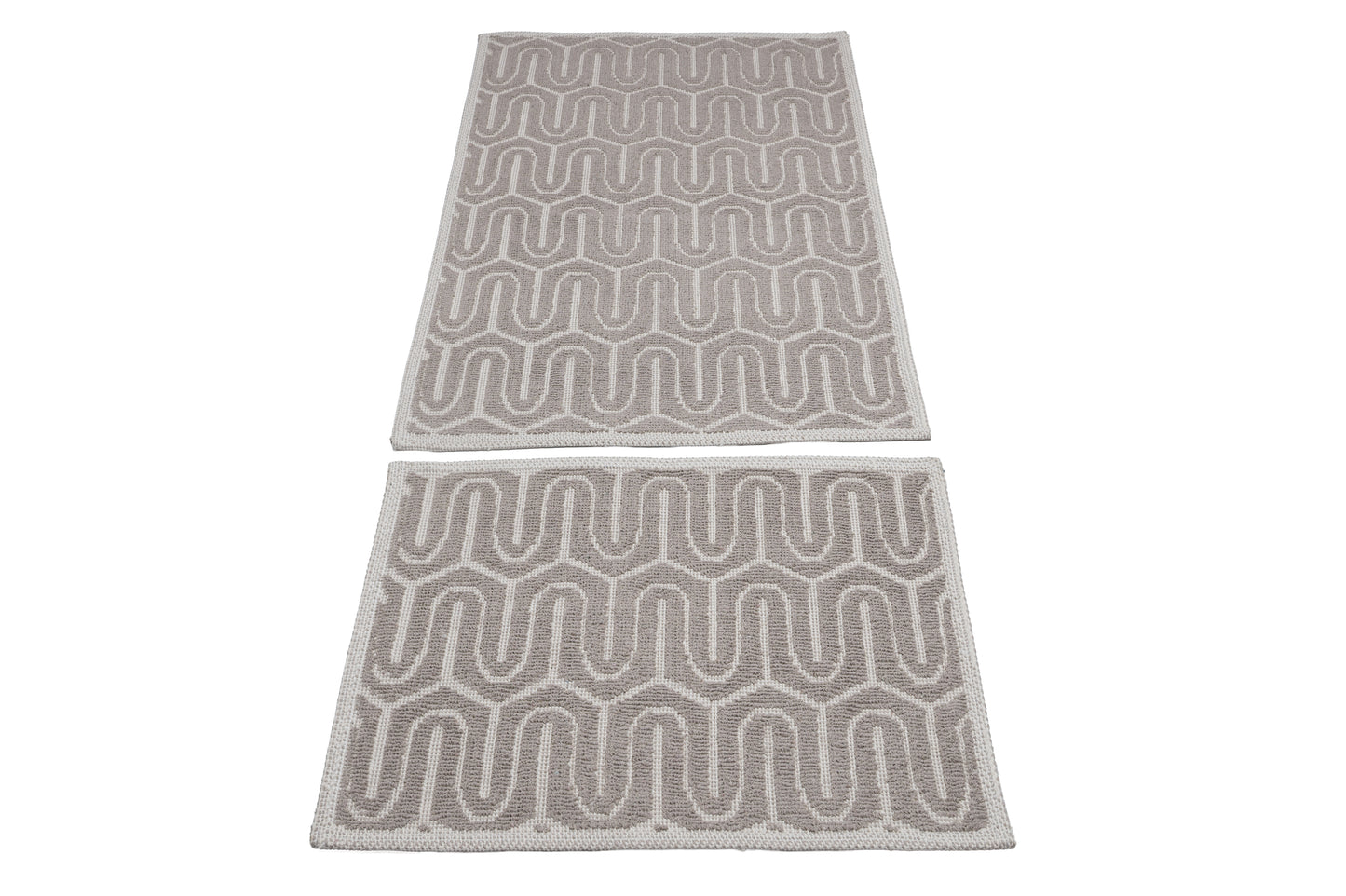 Set Covor Bumbac Nexus Maro, 2 covoare, 55x100 cm - 1 bucata, 40x55 cm - 1 bucata