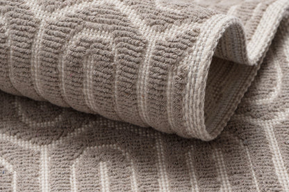 Set Covor Bumbac Nexus Maro, 2 covoare, 55x100 cm - 1 bucata, 40x55 cm - 1 bucata