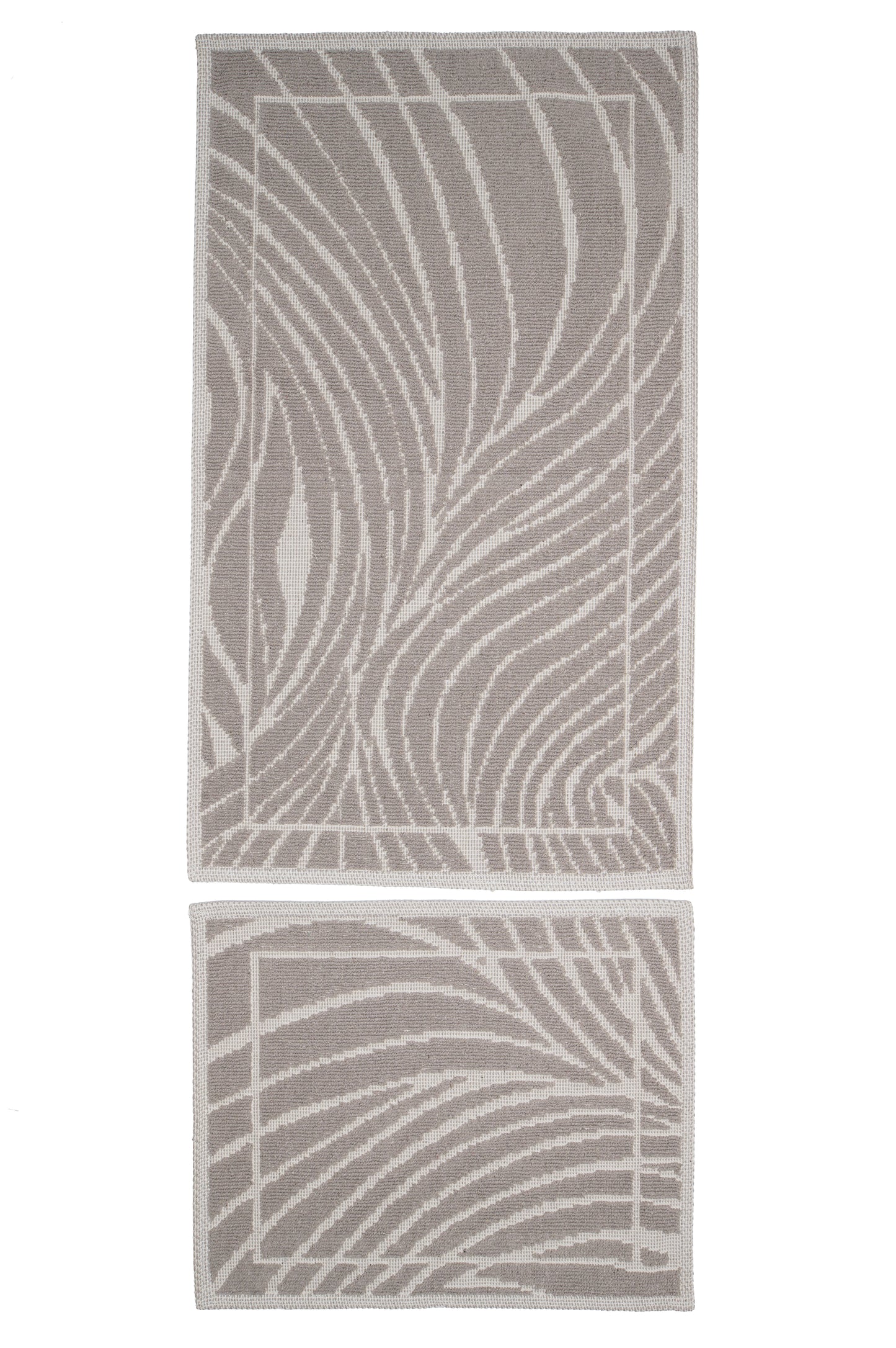 Set Covor Bumbac Silko Maro, 2 covoare, 55x100 cm - 1 bucata, 40x55 cm - 1 bucata