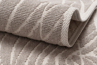 Set Covor Bumbac Silko Maro, 2 covoare, 55x100 cm - 1 bucata, 40x55 cm - 1 bucata