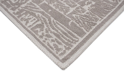 Set Covor Bumbac Vektor Maro, 2 covoare, 55x100 cm - 1 bucata, 40x55 cm - 1 bucata