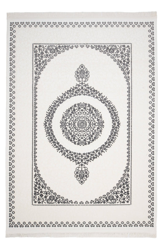 Covor Alye Epsi Bej-Negru, 200x300 cm, Clasic