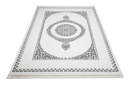 Covor Alye Epsi Bej-Negru, 80x150 cm, Clasic