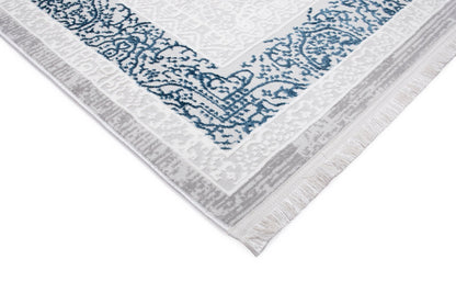 Covor Alye Gifro Gri-Albastru, 160x230 cm, Clasic