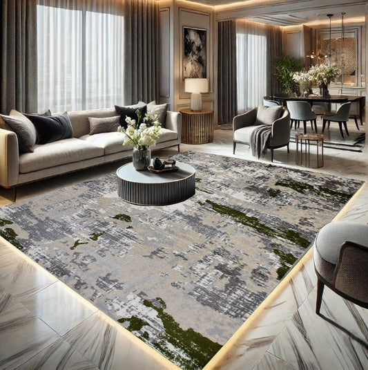 Covor April Ulma Verde, 170x250 cm, Modern