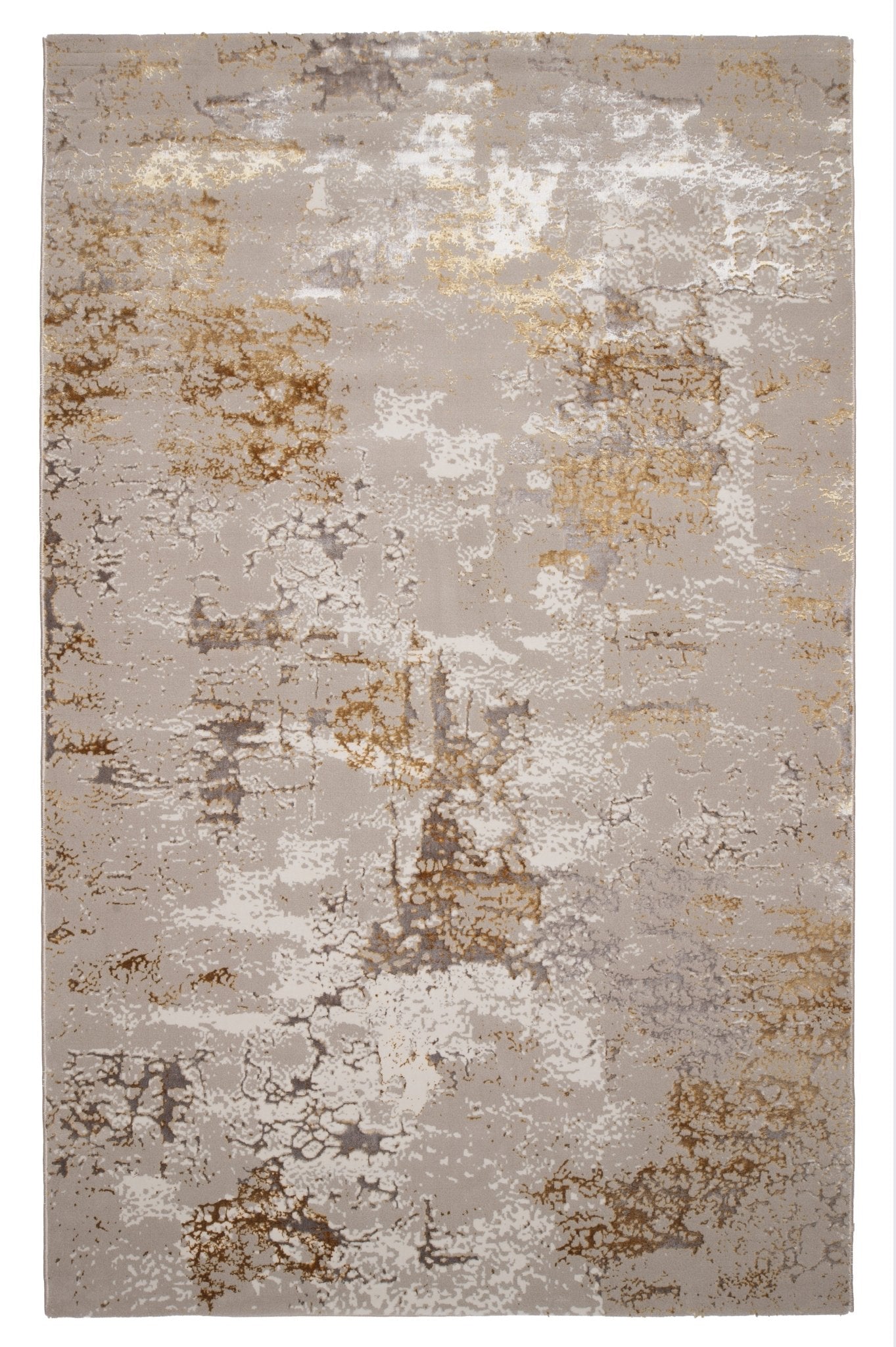 Covor Atlas Babu Bej - Auriu, 250x350 cm, Modern