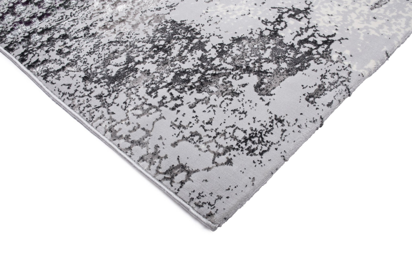 Covor Atlas Babu Gri - Negru, 60x200 cm, Modern