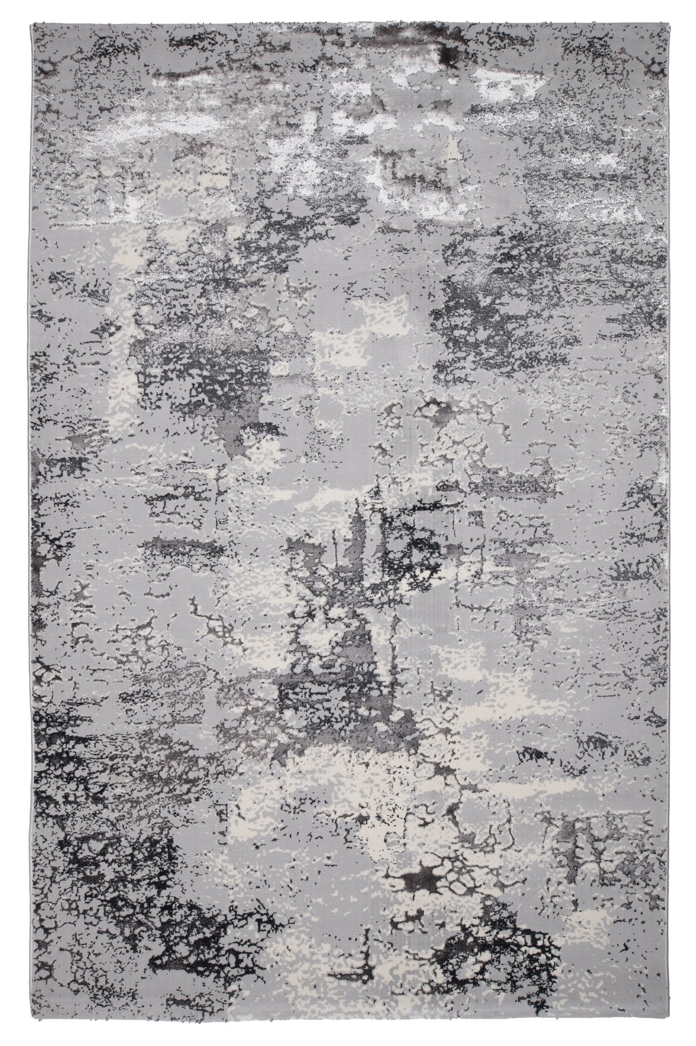Covor Atlas Babu Gri - Negru, 60x200 cm, Modern