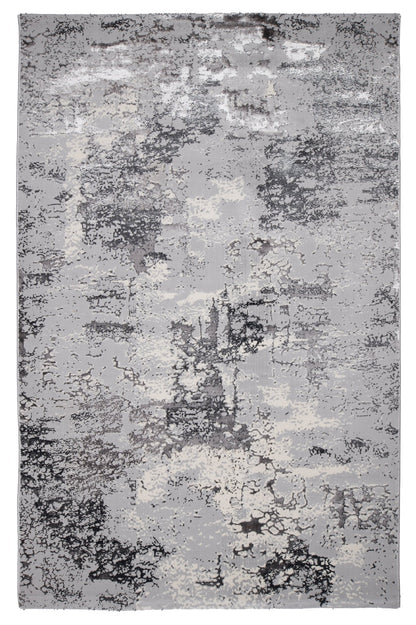 Covor Atlas Babu Gri - Negru, 60x200 cm, Modern