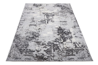 Covor Atlas Babu Gri - Negru, 60x200 cm, Modern