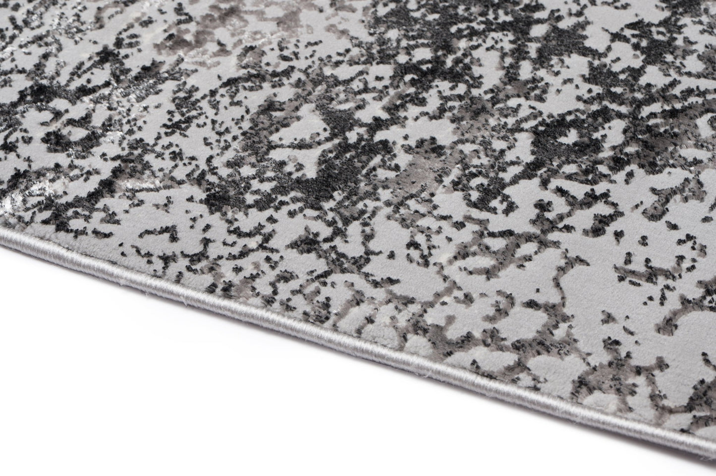 Covor Atlas Babu Gri - Negru, 60x200 cm, Modern