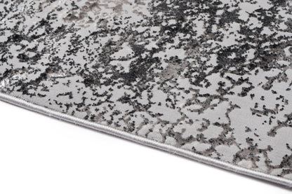 Covor Atlas Babu Gri - Negru, 60x200 cm, Modern