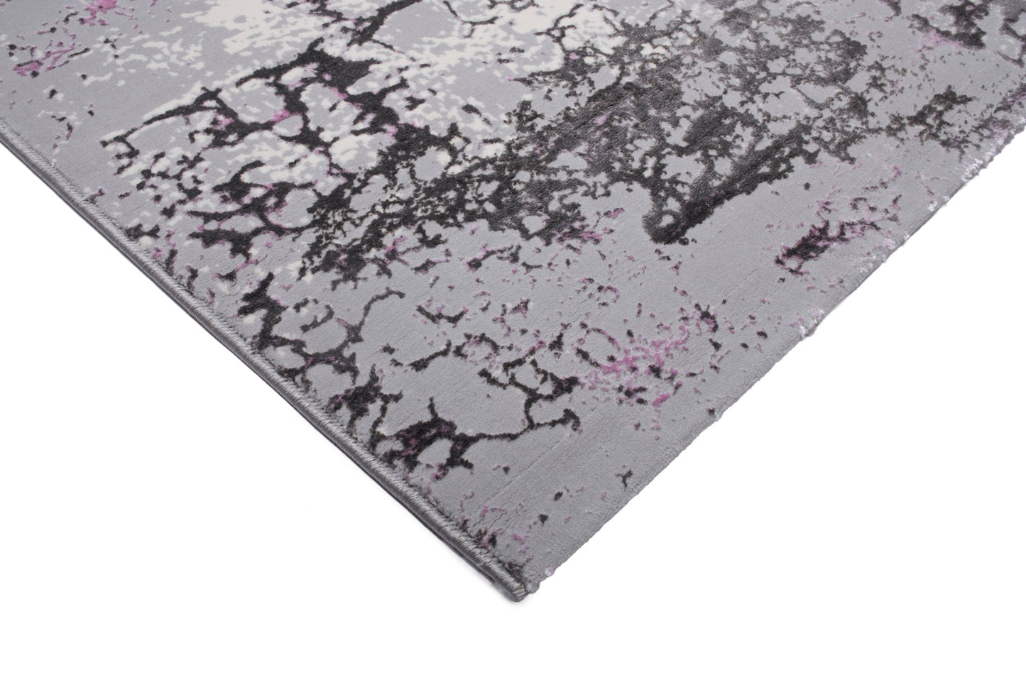 Covor Atlas Babu Gri - Roz, 60x200 cm, Modern