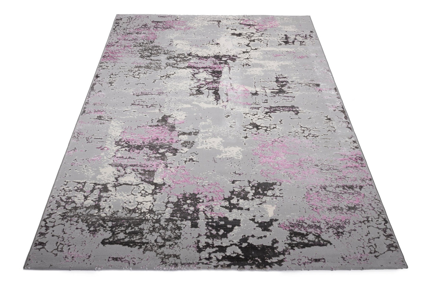 Covor Atlas Babu Gri - Roz, 60x200 cm, Modern