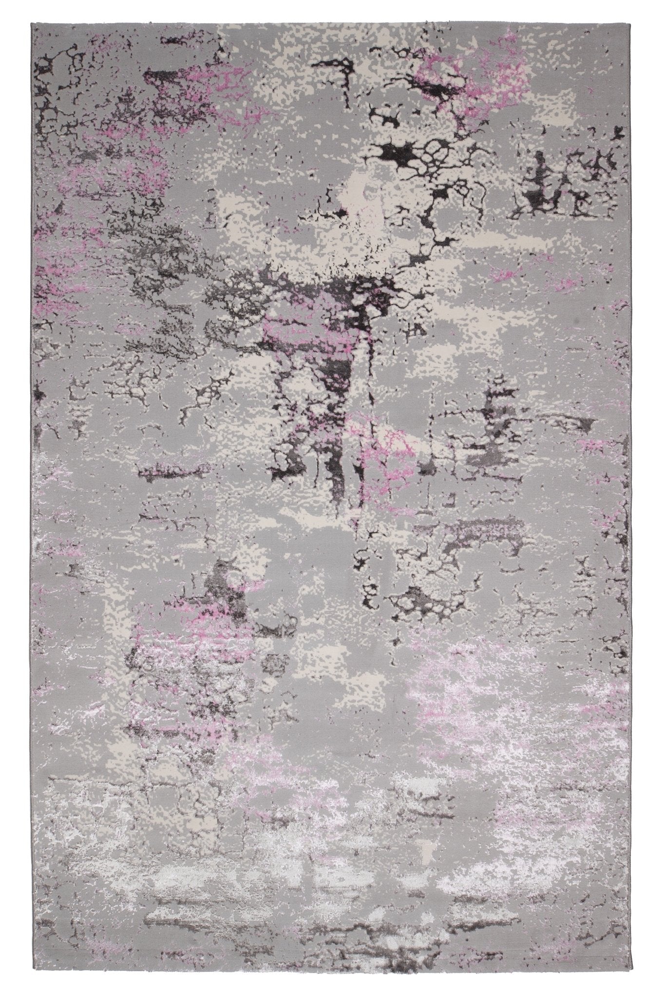 Covor Atlas Babu Gri - Roz, 60x200 cm, Modern