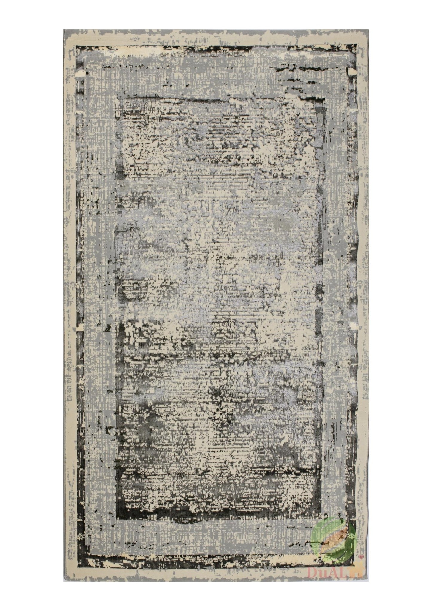 Covor Atlas Chena Gri, 100x200 cm, Modern