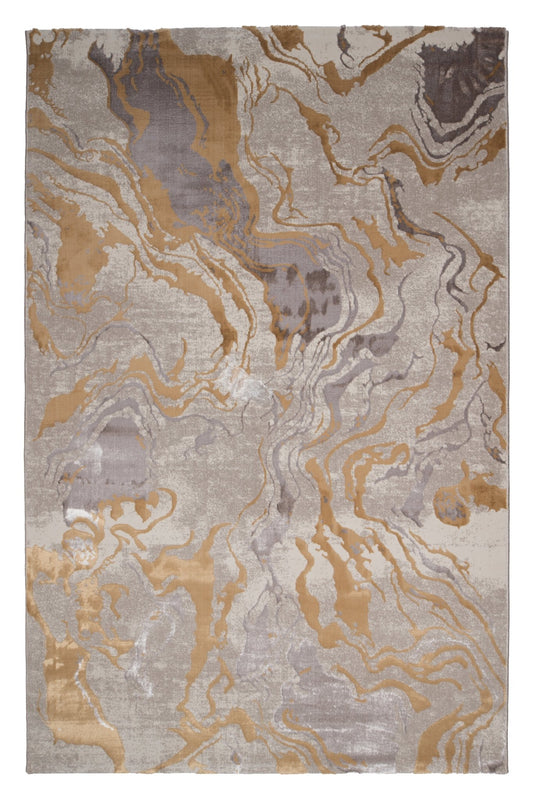 Covor Atlas Kendo Bej-Auriu, 100x200 cm, Modern