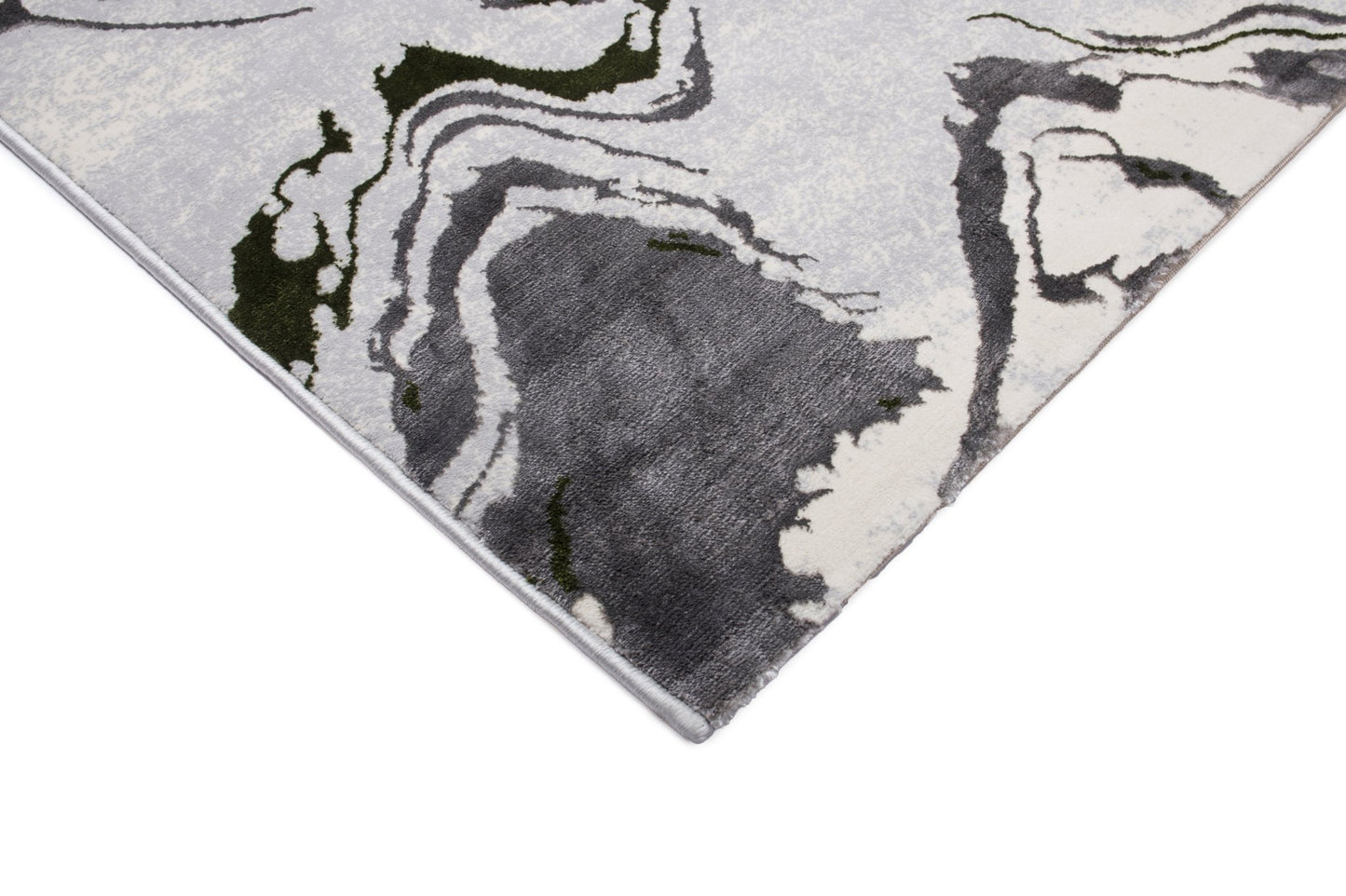 Covor Atlas Kendo Gri-Verde, 150x233 cm, Modern