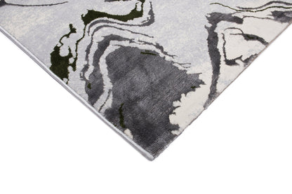Covor Atlas Kendo Gri-Verde, 150x233 cm, Modern
