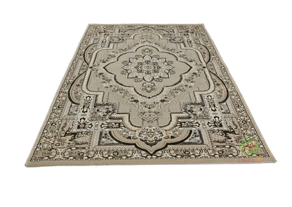 Brown Avriga Friese carpet, 50x80 cm, Modern