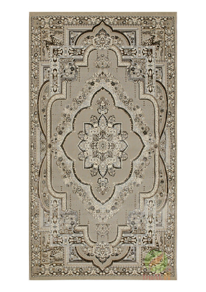 Covor Atlas Mablo Crem, 125x200 cm, Clasic