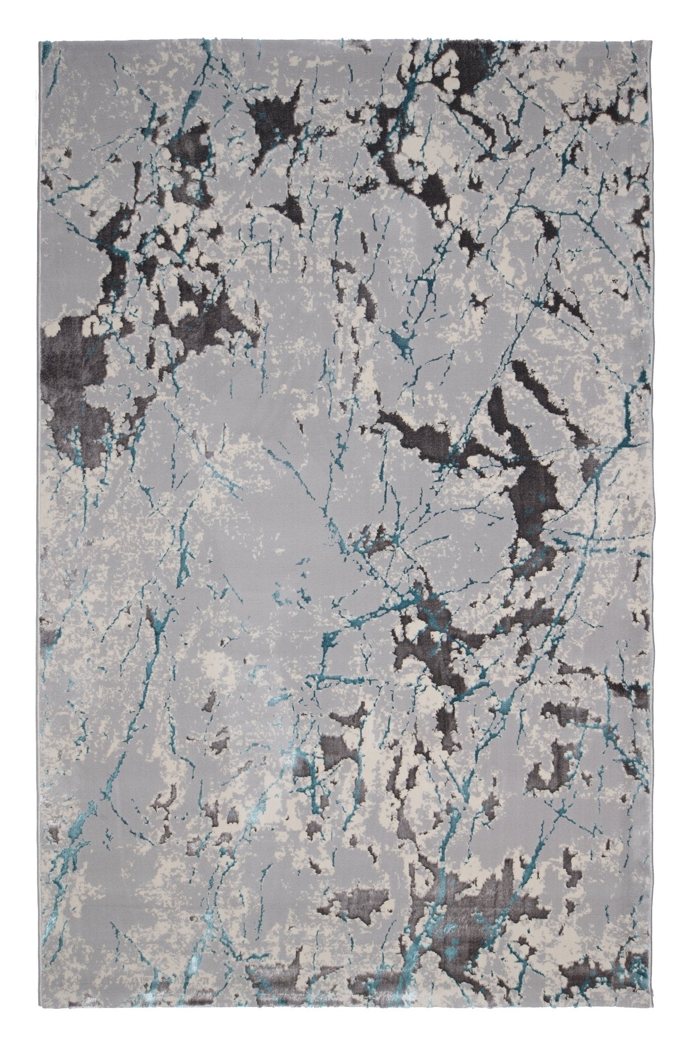 Covor Atlas Zdub Gri-Albastru, 125x200 cm, Modern