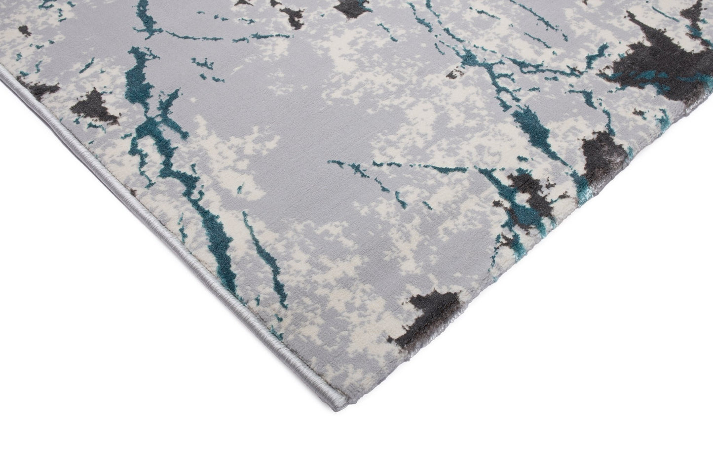 Covor Atlas Zdub Gri-Albastru, 125x200 cm, Modern