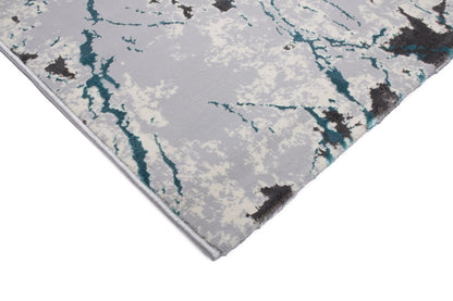 Covor Atlas Zdub Gri-Albastru, 125x200 cm, Modern