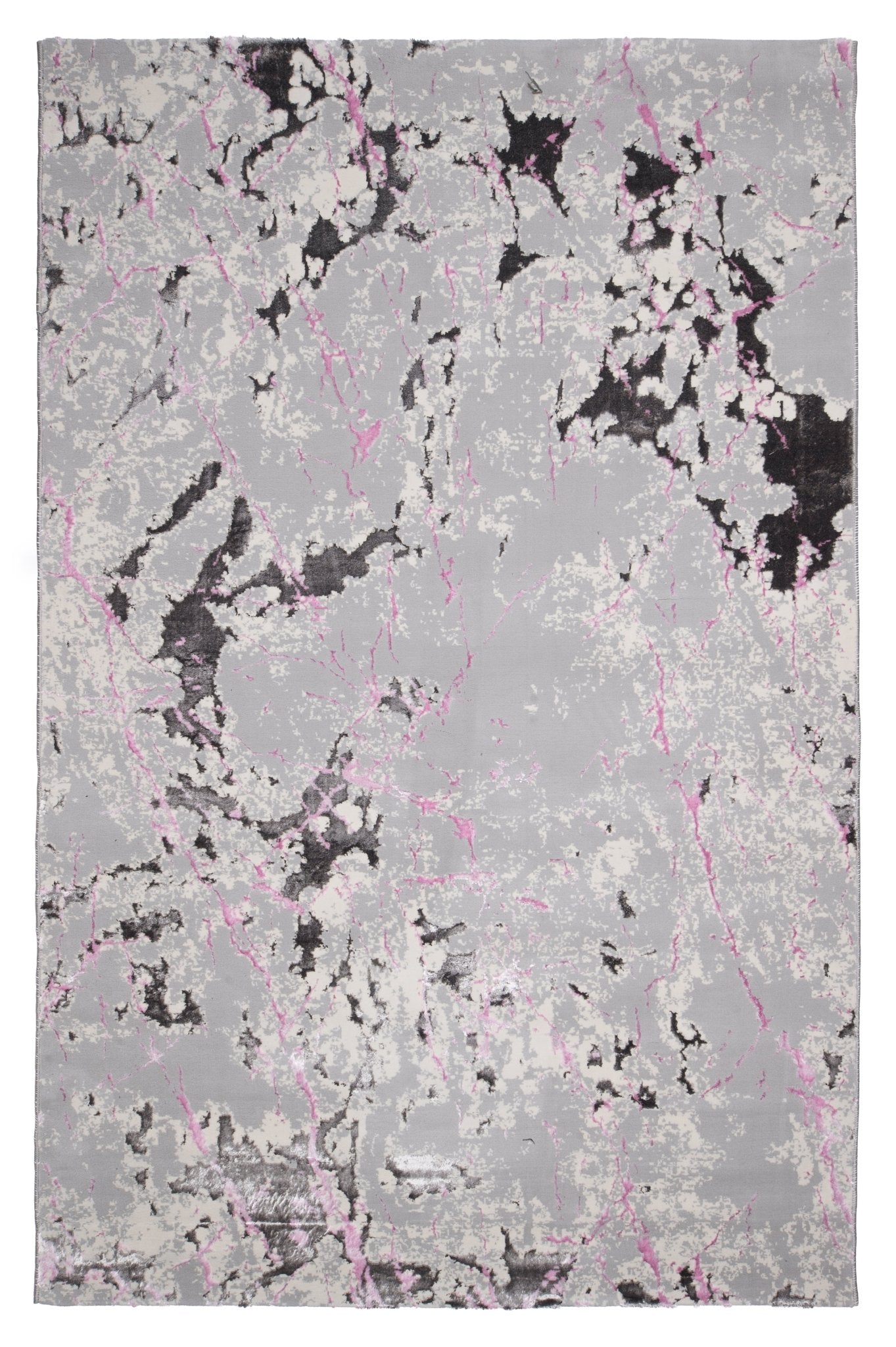 Covor Atlas Zdub Gri-Roz, 50x80 cm, Modern