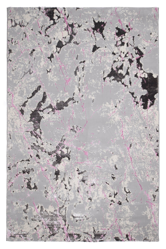 Covor Atlas Zdub Gri-Roz, 250x350 cm, Modern