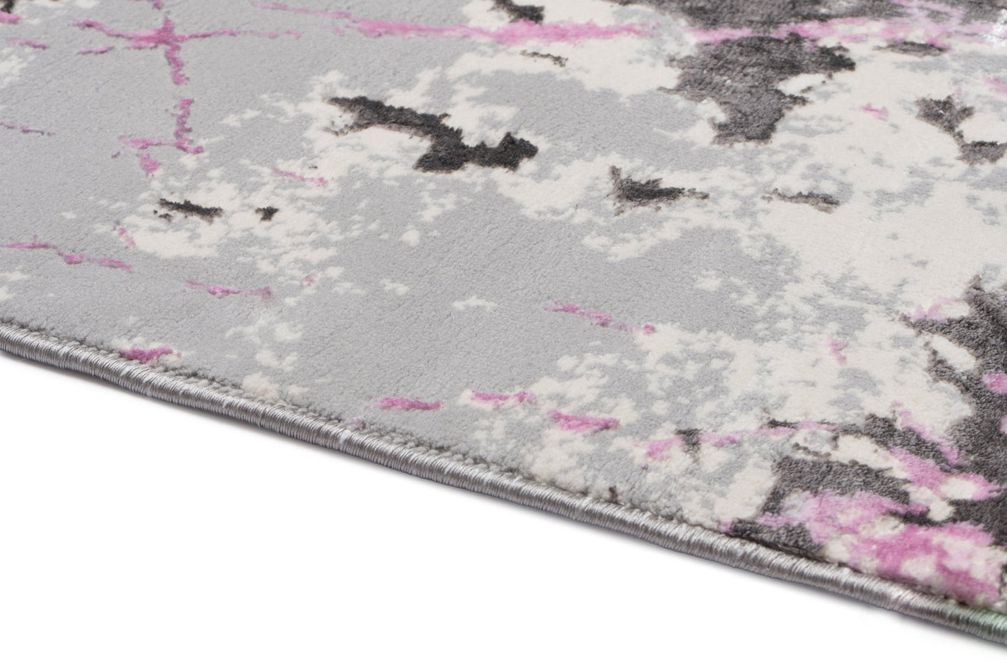 Covor Atlas Zdub Gri-Roz, 50x80 cm, Modern