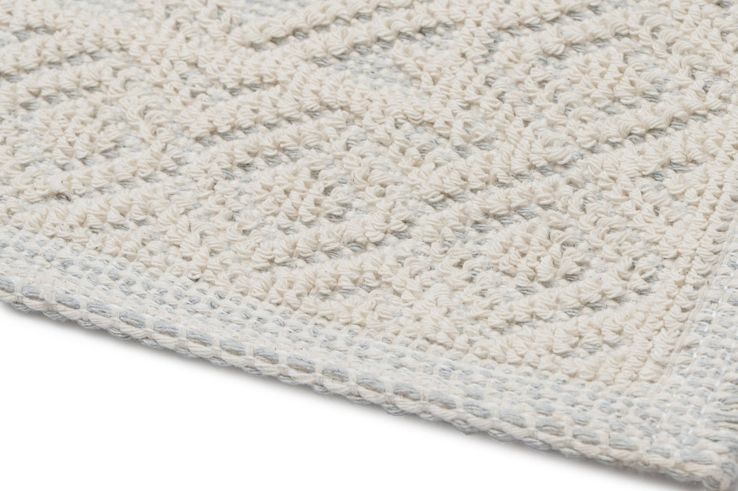 Covor Bumbac Linen Bej, 55x55 cm