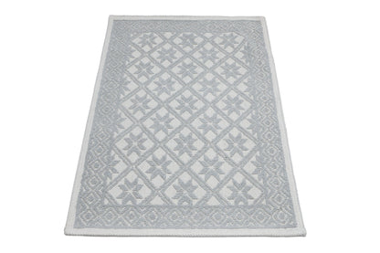 Covor Bumbac Linen Gri, 55x95 cm