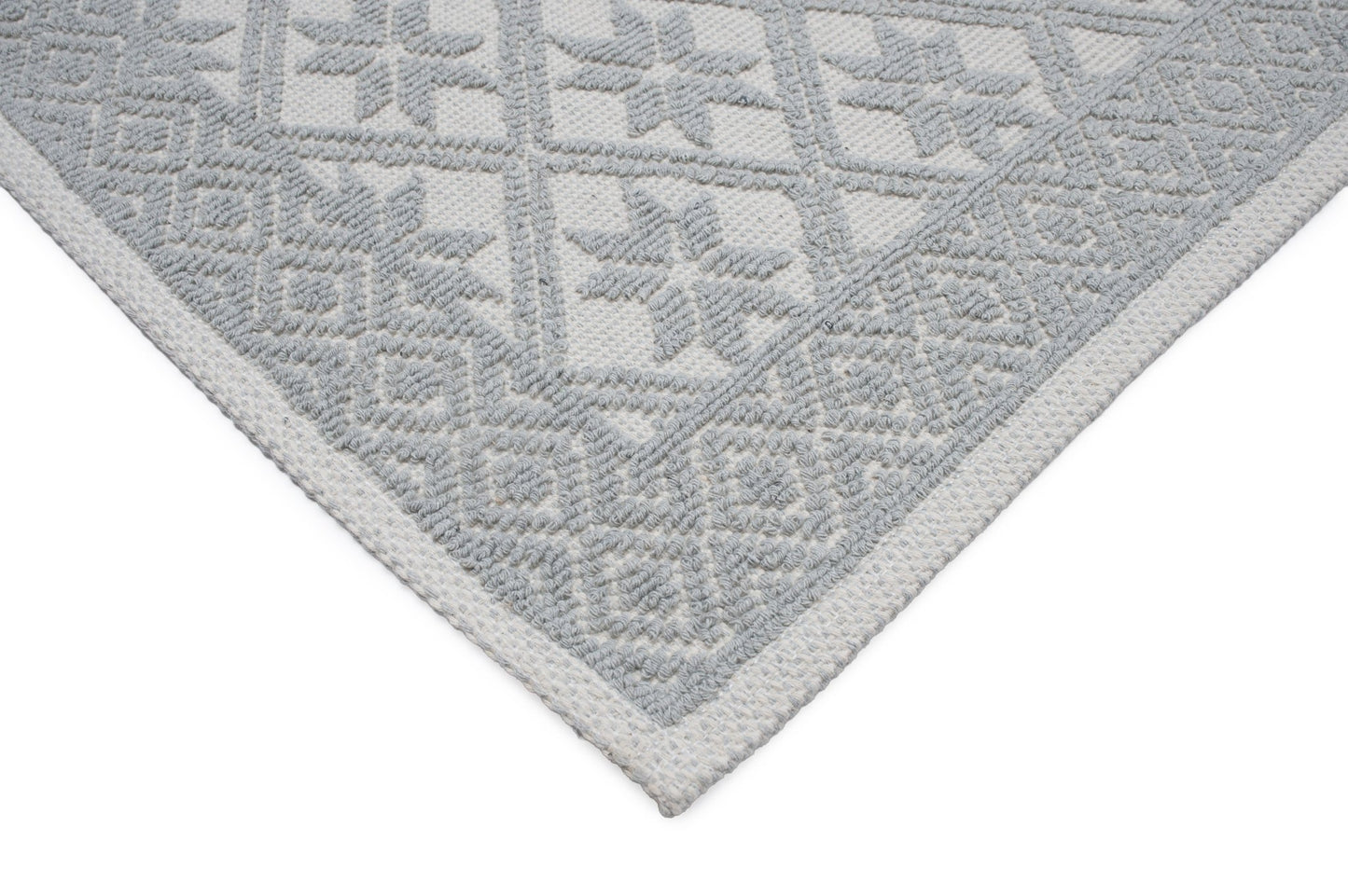 Covor Bumbac Linen Gri, 55x95 cm