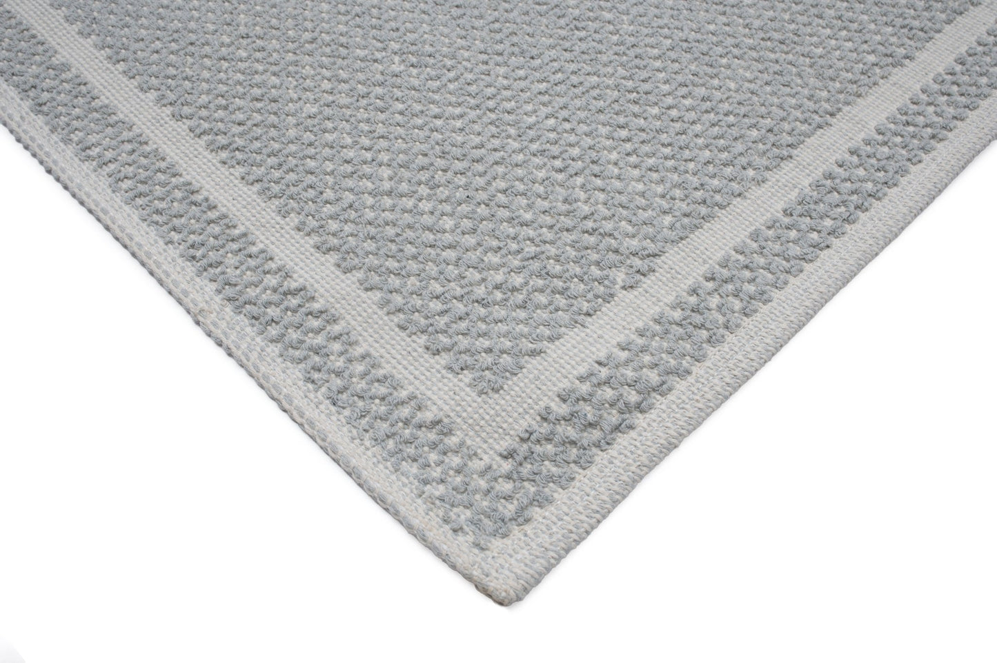 Covor Bumbac Pixo Gri, 55x55 cm