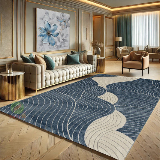 BLUE MAGIC Friese carpet