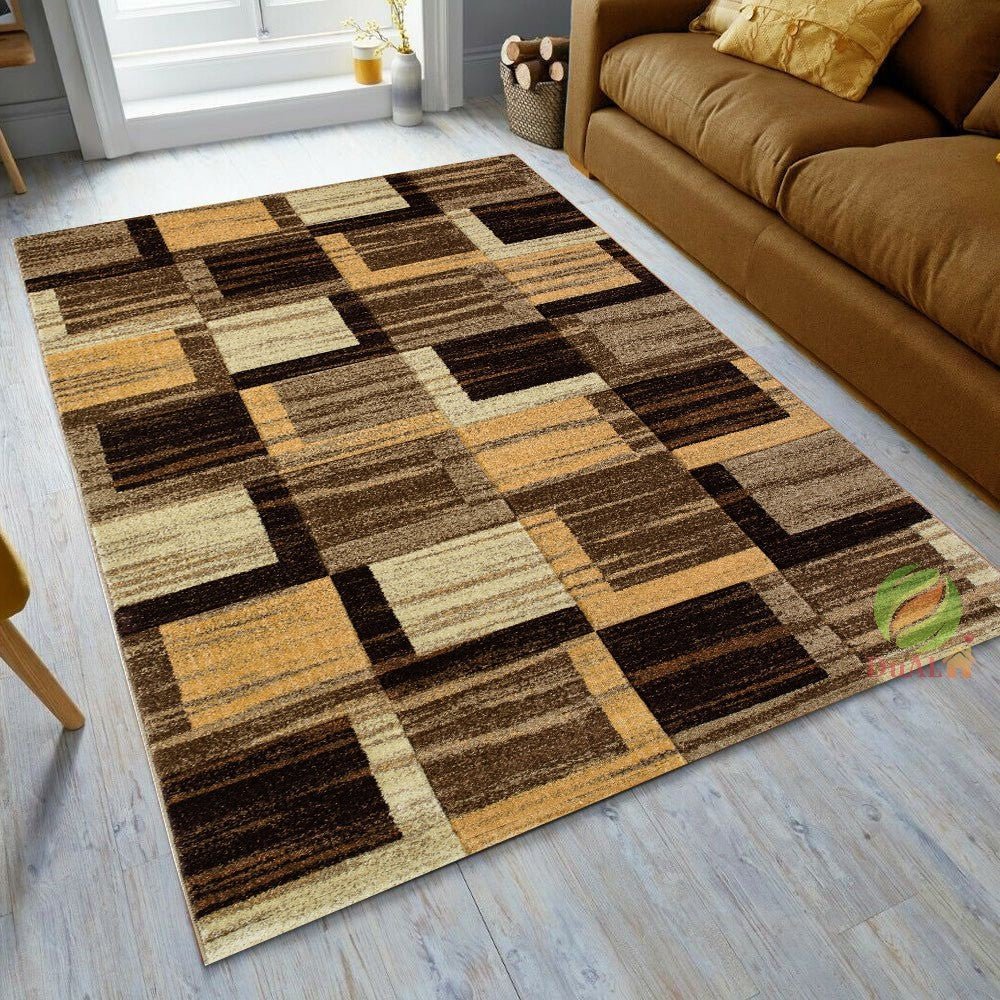 Friese Magic Brown carpet, 125x300 cm, Geometric