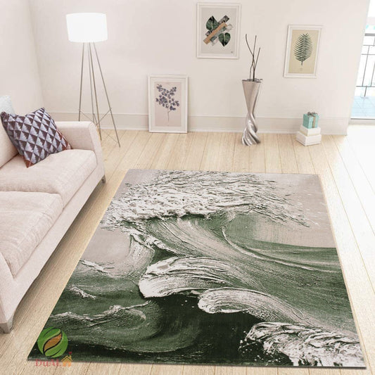 Galeria Fala Green carpet, 146x233 cm, Modern