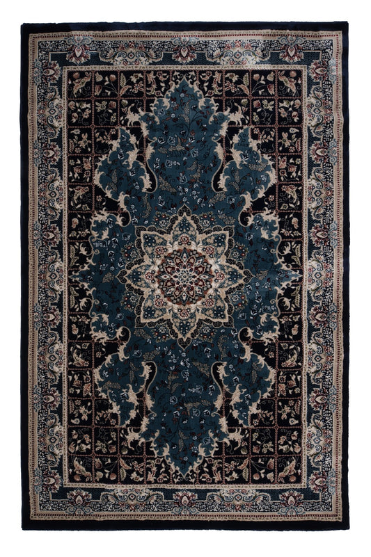 Covor Otoman Serai Albastru, 100x200 cm, Clasic