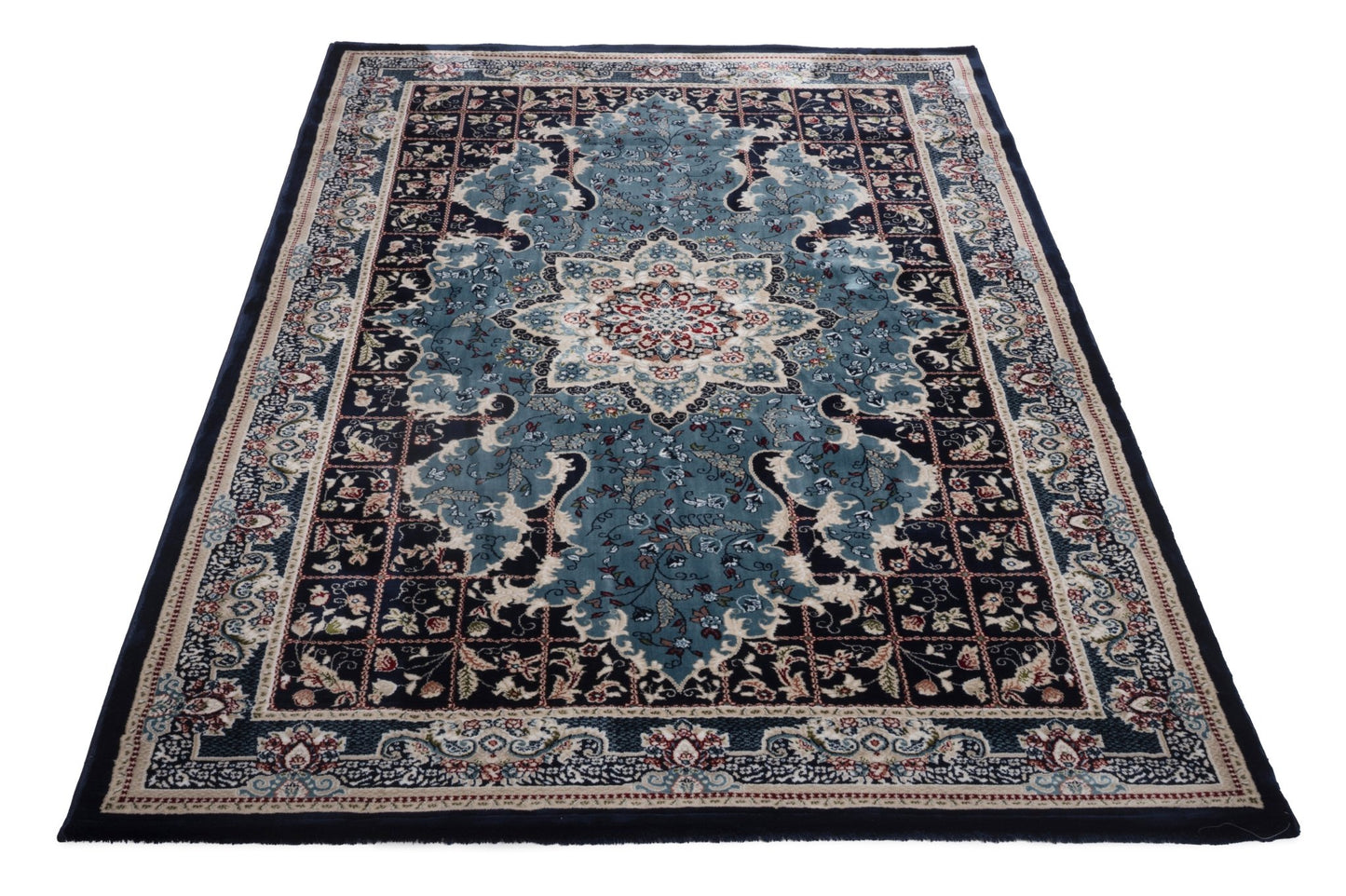 Covor Otoman Serai Albastru, 60x200 cm, Clasic