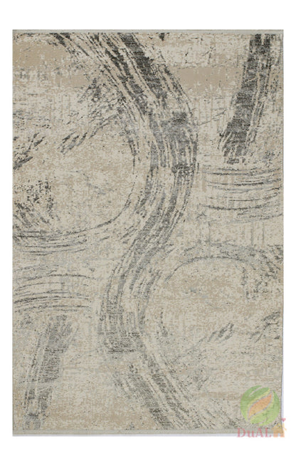 Covor Penta Novo Bej - Gri, 80x300 cm, Modern